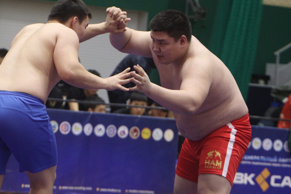 Борцы из Тывы, Бурятии и зарубежных стран участвуют в турнире по хапсагаю в Якутске