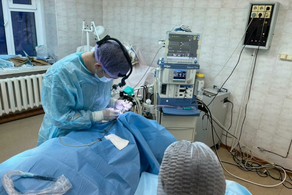 Мобильные хирурги работают в Аллаиховском районе Якутии