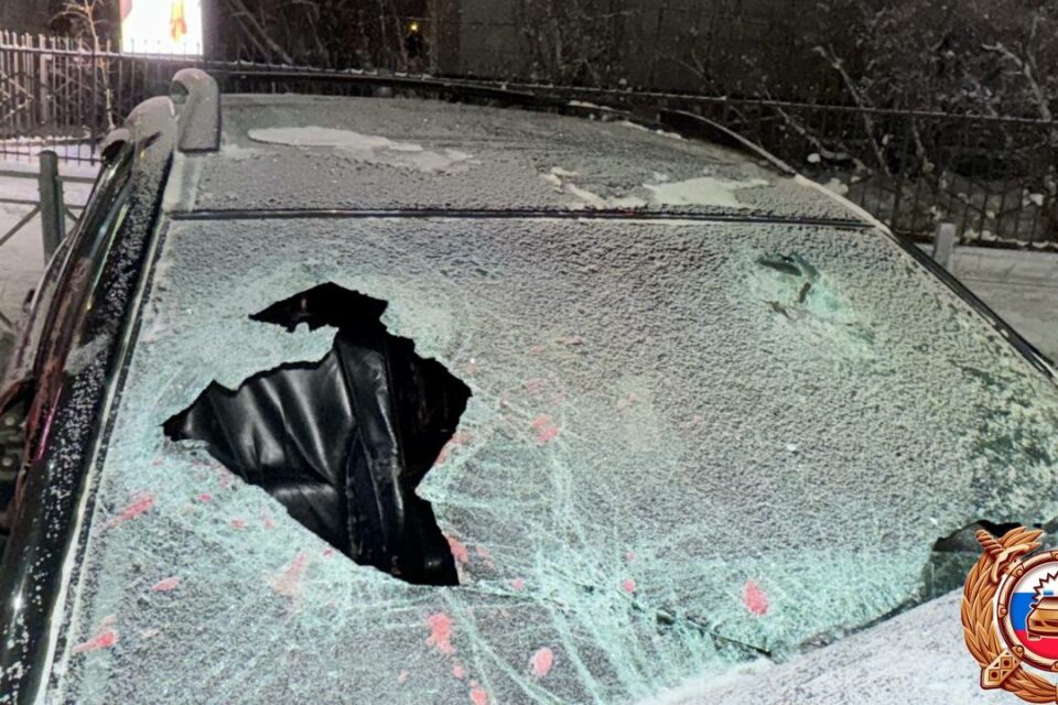 Водитель Lexus не выдержал дистанцию и врезался в КАМАЗ в Якутске