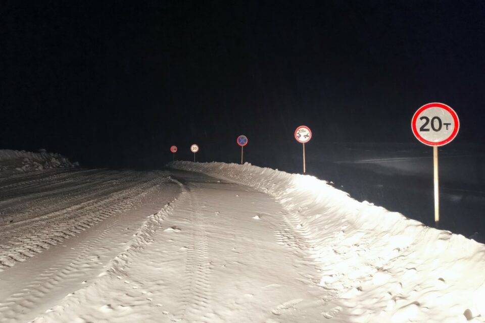 В Ленском районе Якутии открыт зимник автодороги «Умнас»