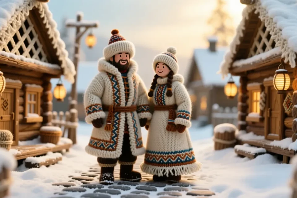 Якутяне увлеклись созданием миров из пряжи и конструкторов