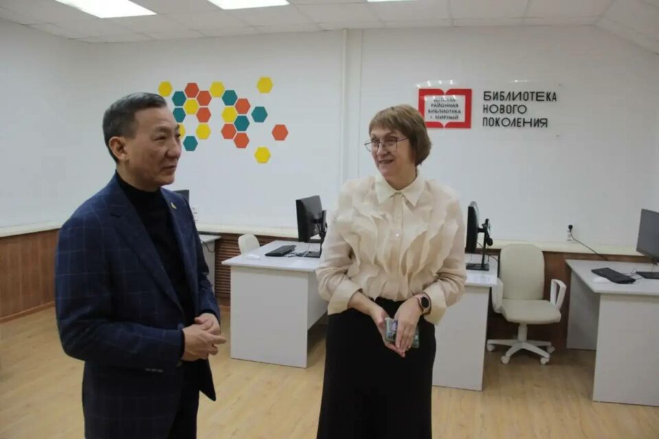 Детскую библиотеку обновили в Мирном по нацпроекту