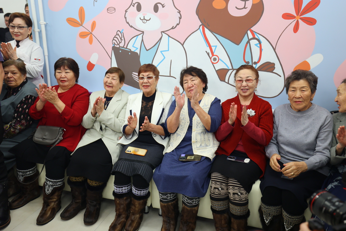 новая поликлиника в Амге