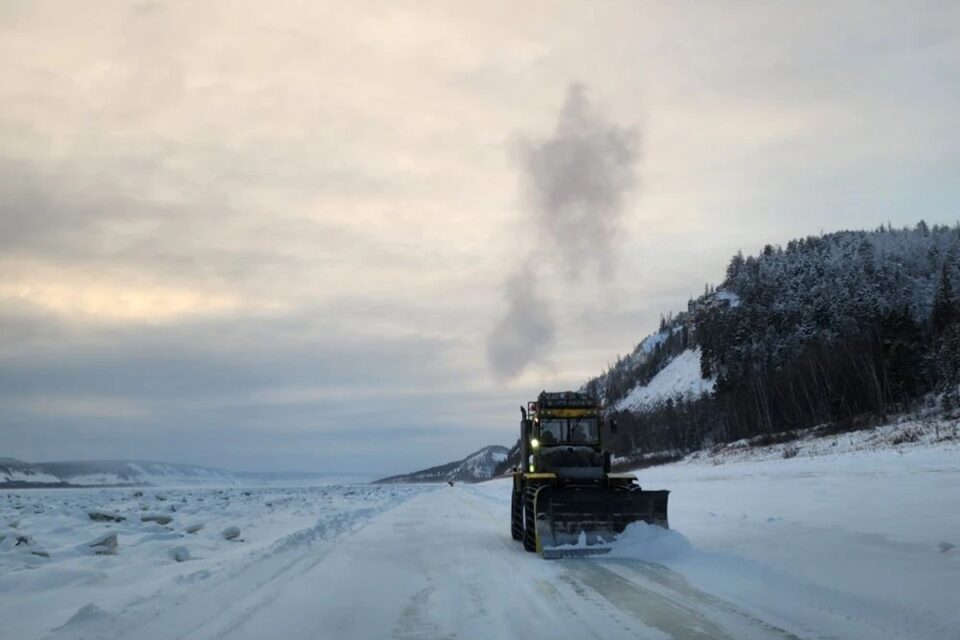 Повышена грузоподъемность автозимника граница Хангаласского улуса — Солянка