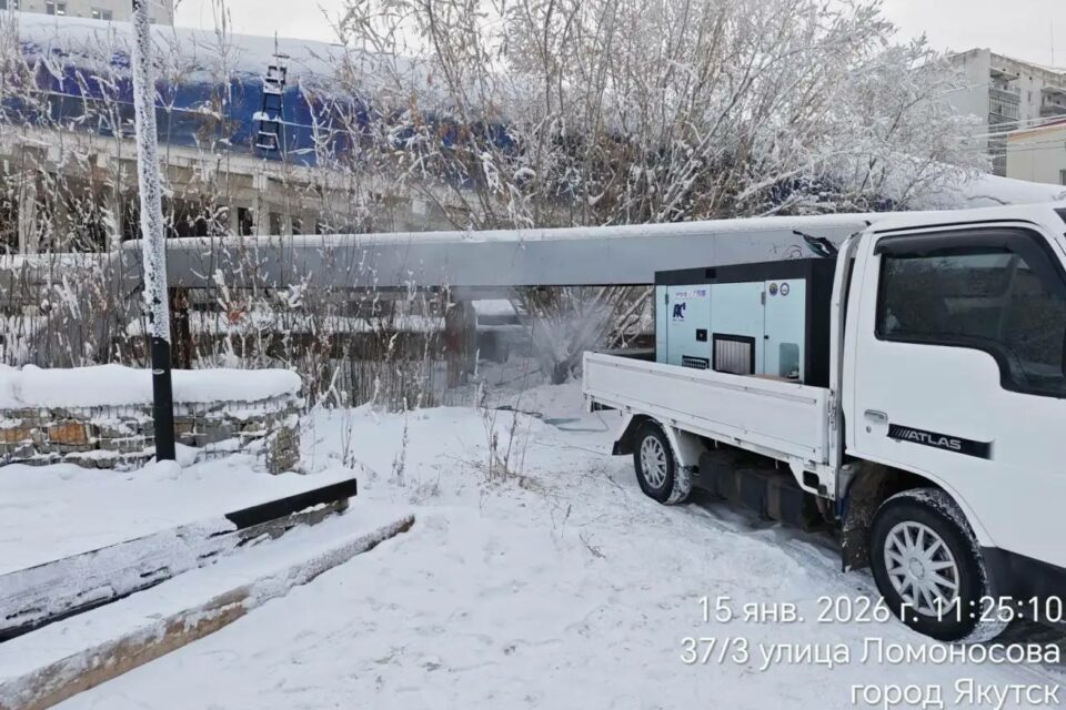 На Талом озере в Якутске начали устранять последствия разлива сточных вод