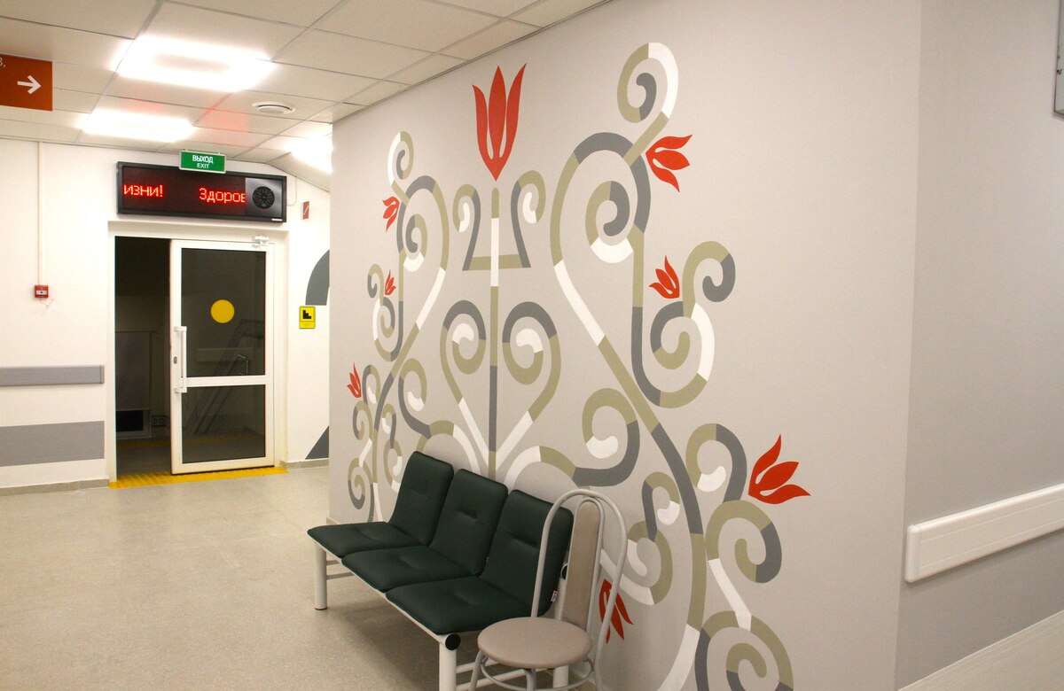 новая поликлиника в Амге