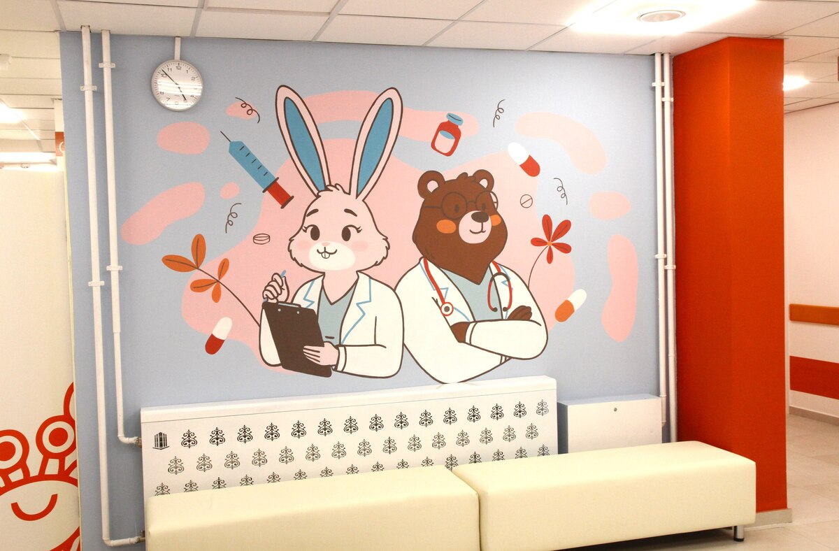 новая поликлиника в Амге