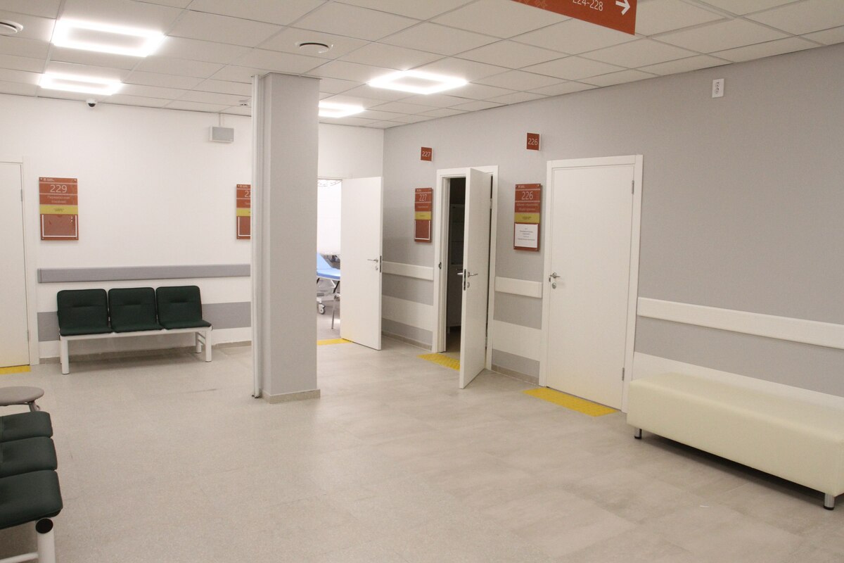 новая поликлиника в Амге