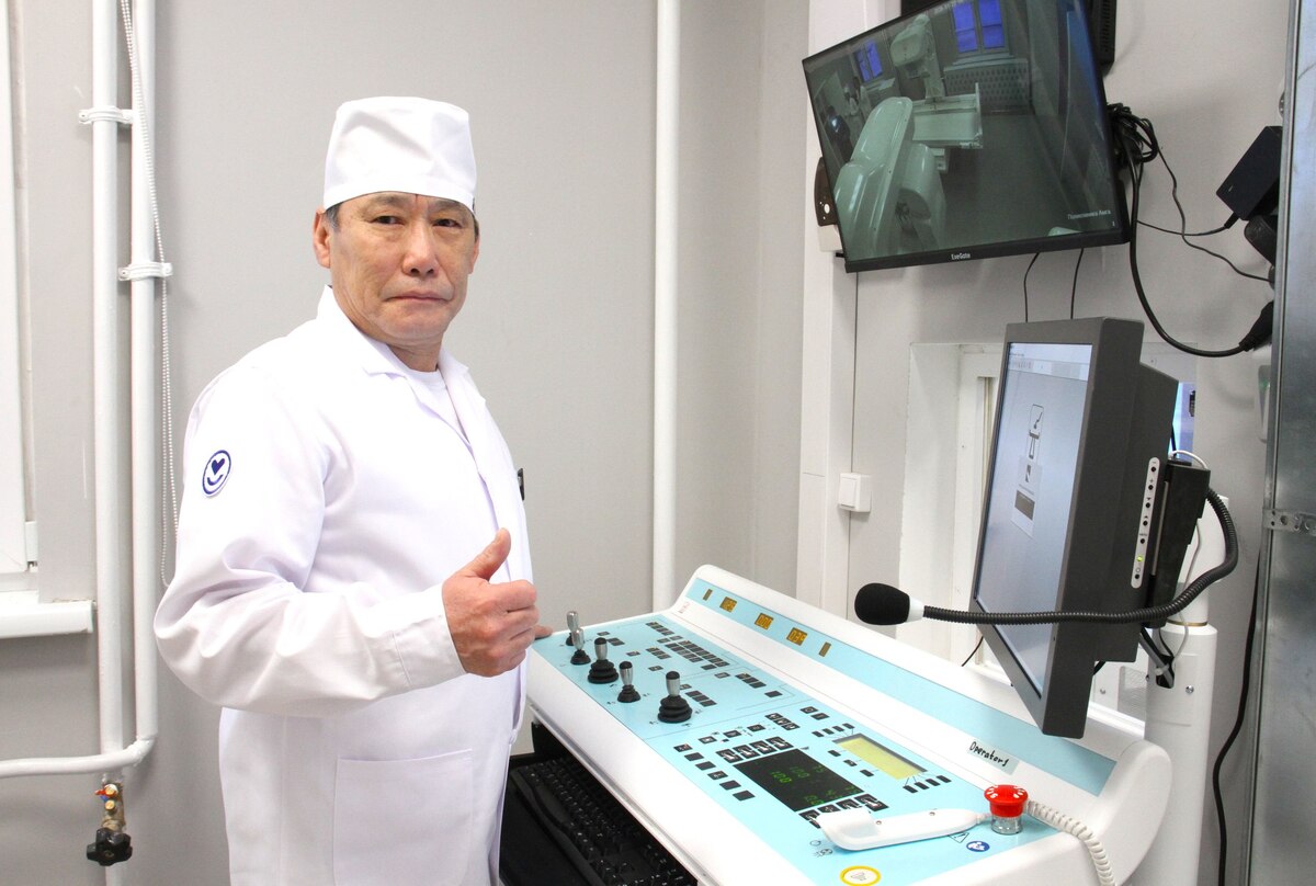 новая поликлиника в Амге