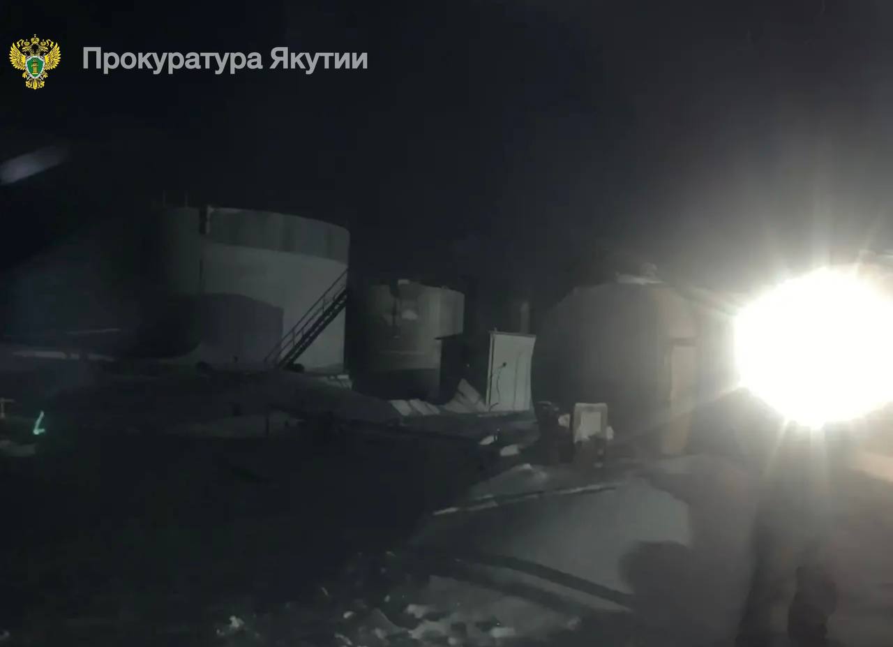 разлив нефти в Тикси