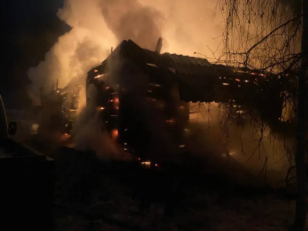 пожар в Нюрбинском районе