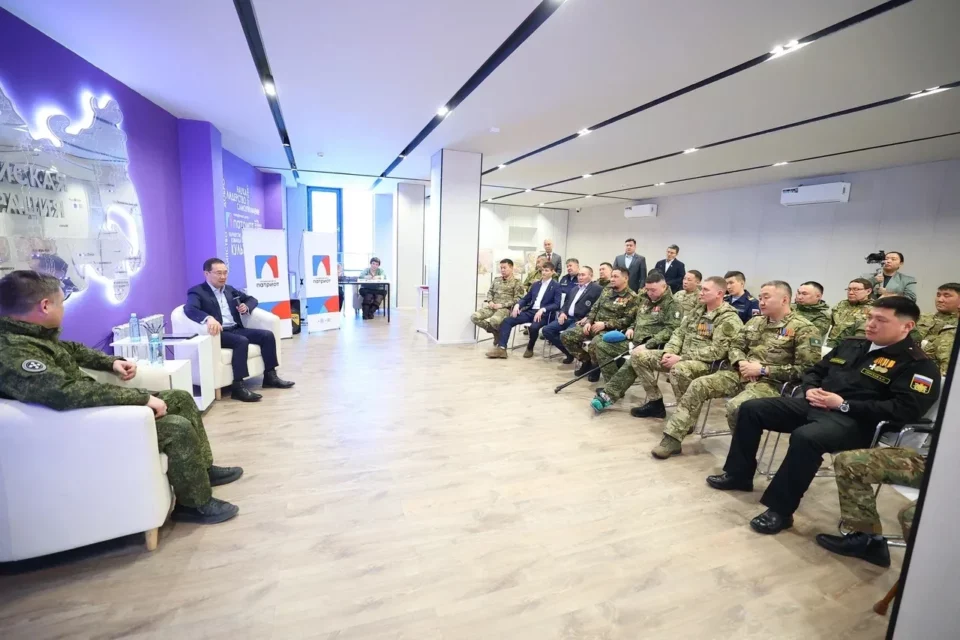 Айсен Николаев рассказал о встрече с участниками СВО, прошедшей перед Днем защитника Отечества