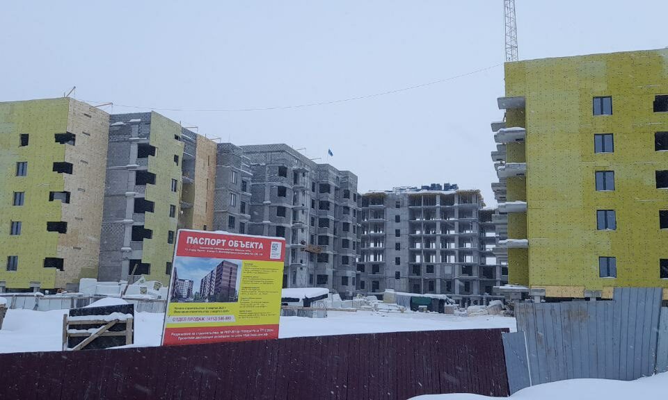 В микрорайоне «Звездный» Якутска одновременно возводят шесть многоквартирных домов
