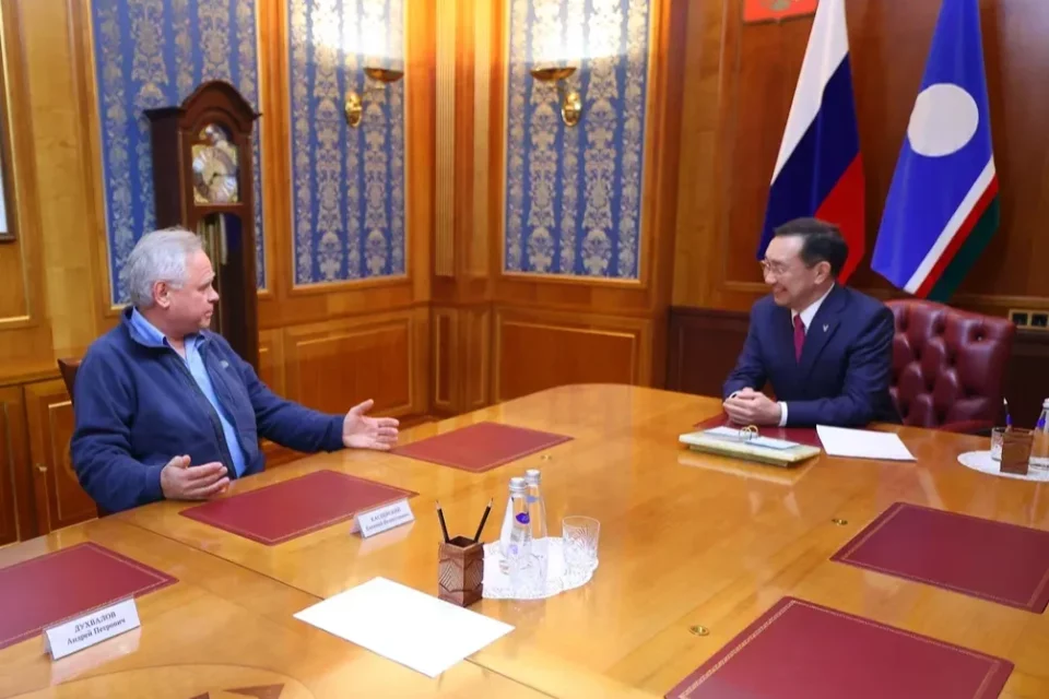 Айсен Николаев встретился с Евгением Касперским