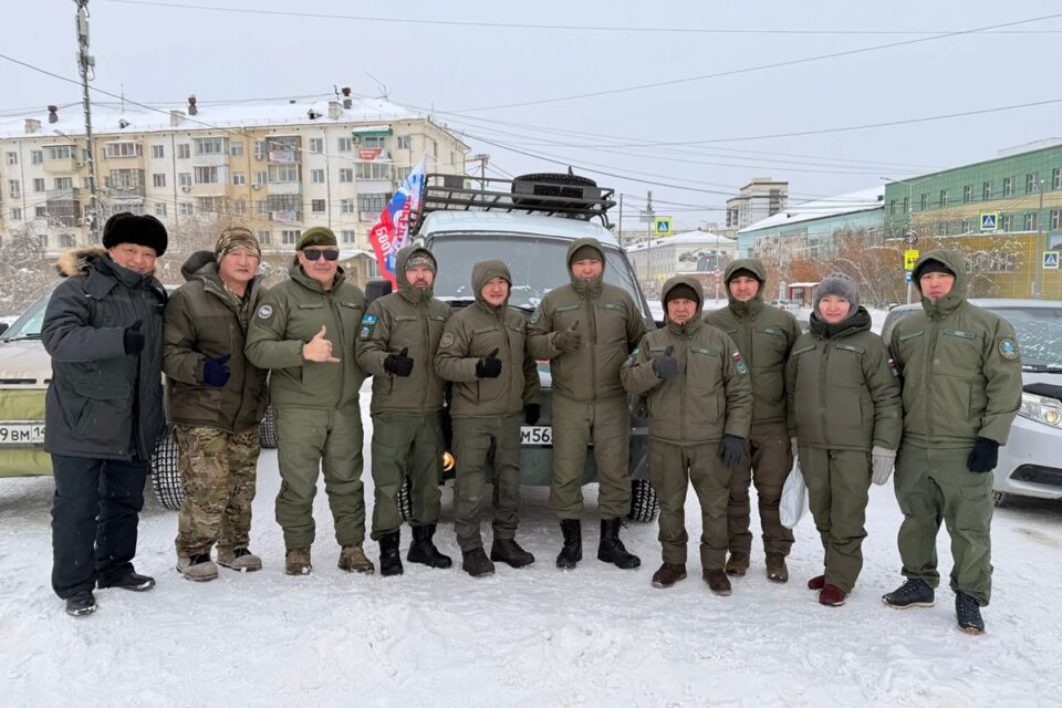 Ветераны СВО и сотрудники центра «ВОИН» отправились в автопробег Якутск — Нижняя Колыма