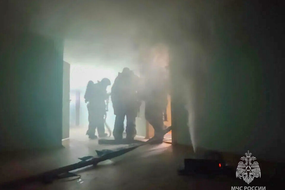 В Нерюнгринском районе прошли пожарно-тактические учения в здании отдела полиции