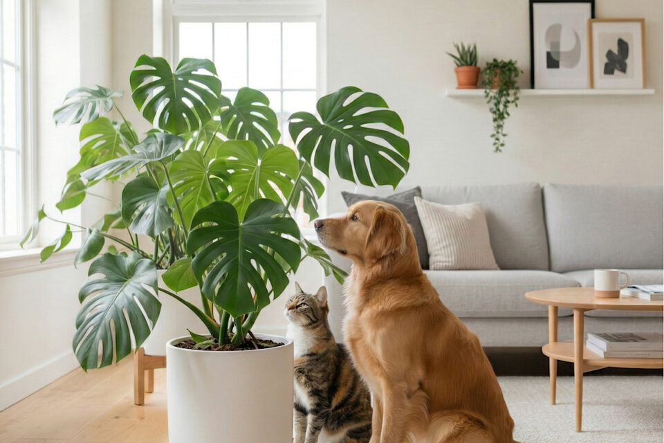 Какие растения опасны для собак и кошек: список токсичных и безопасных растений