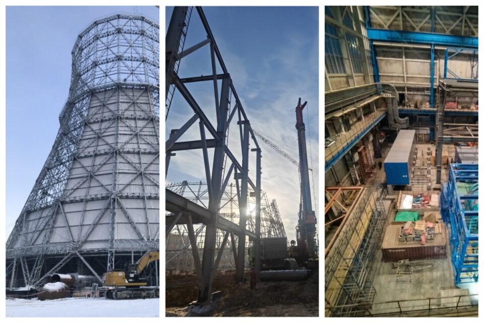 На строительстве Южно-Якутской ТЭС завершена сборка газовых турбин