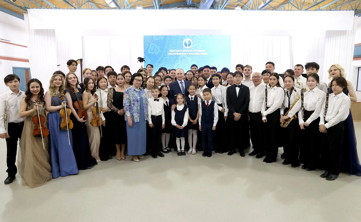 Путин в Якутии