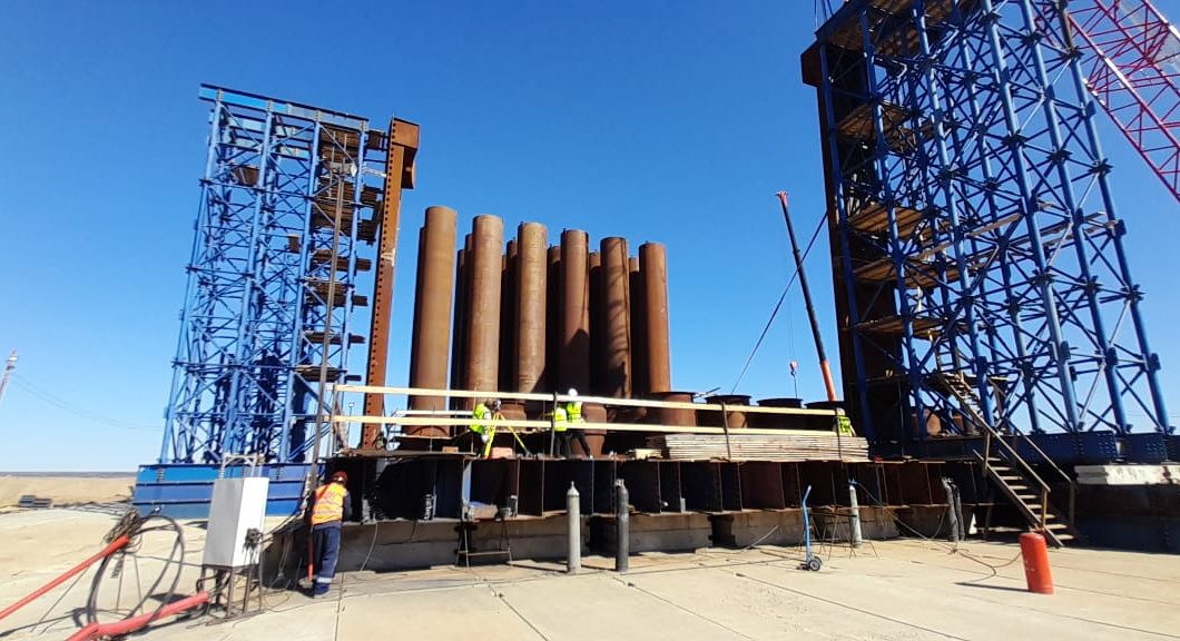 строительство Ленского моста