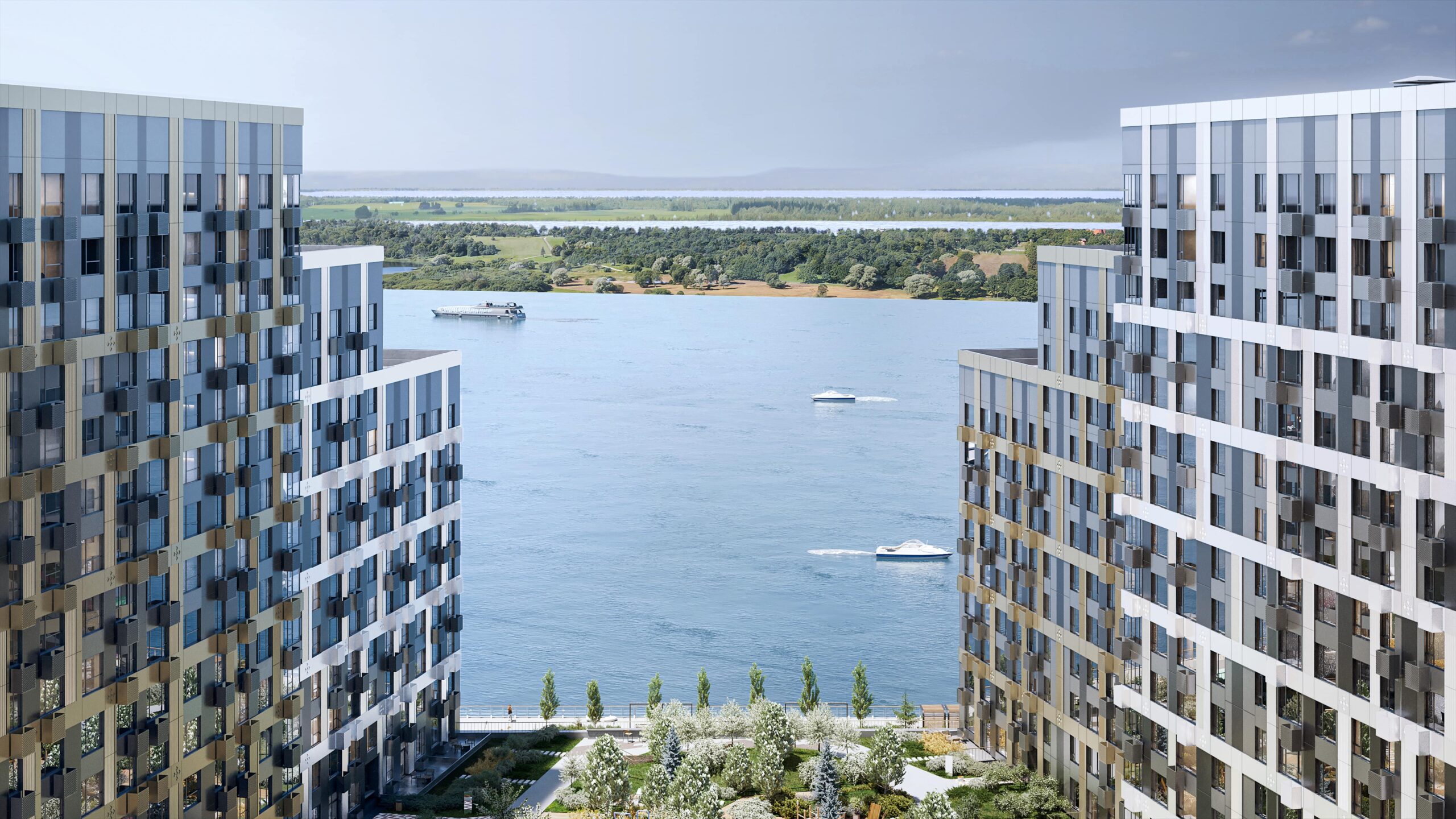 Рендер ЖК «Ленские высоты»