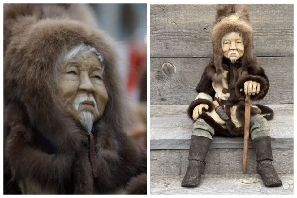 Душа Севера в дереве и мехе: уникальную арт-куклу продают за 1,25 млн рублей