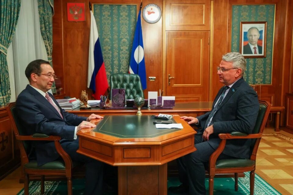 Глава Якутии встретился с руководителем регионального отделения ЛДПР