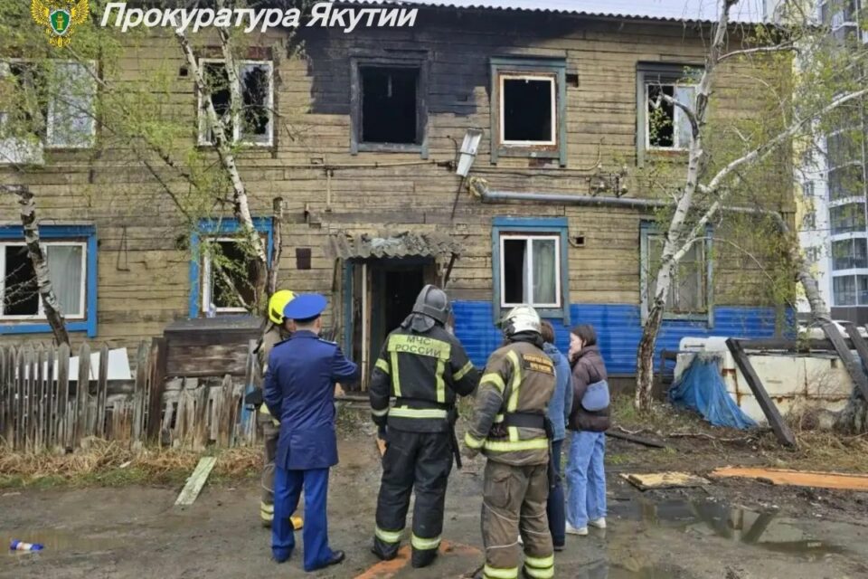 В Якутске задержан мужчина, устроивший смертельный пожар