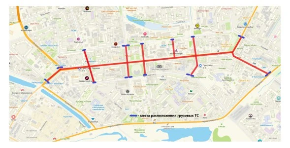 Перекрытие на время забега