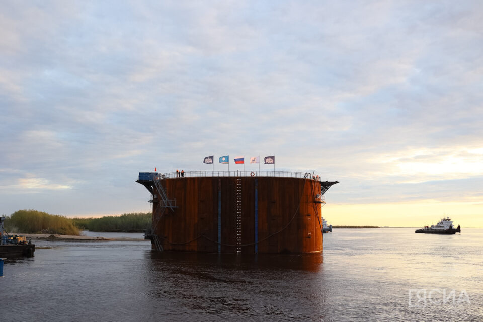 Строительство Ленского моста перешло к самому сложному этапу