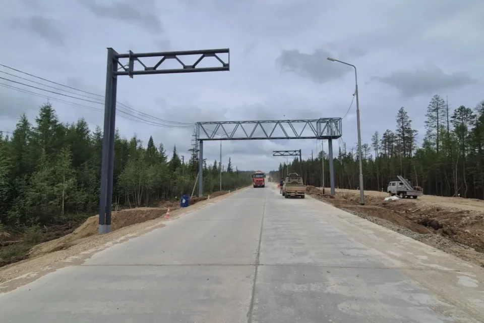 Строительство автоматического пункта весогабаритного контроля на дороге «Мухтуя» завершат в 2026 году