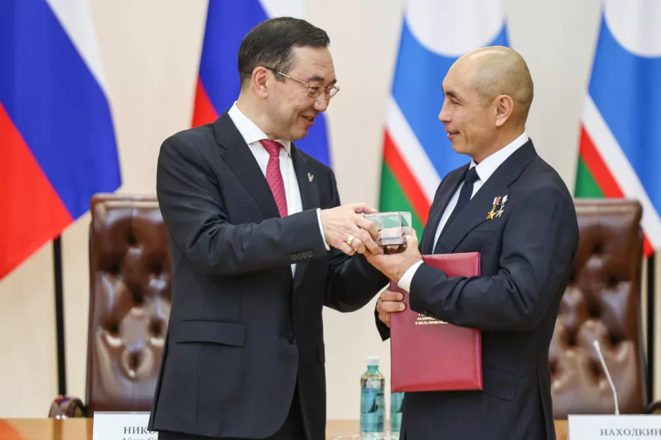 В Якутске прошло чествование Героя России Александра Находкина