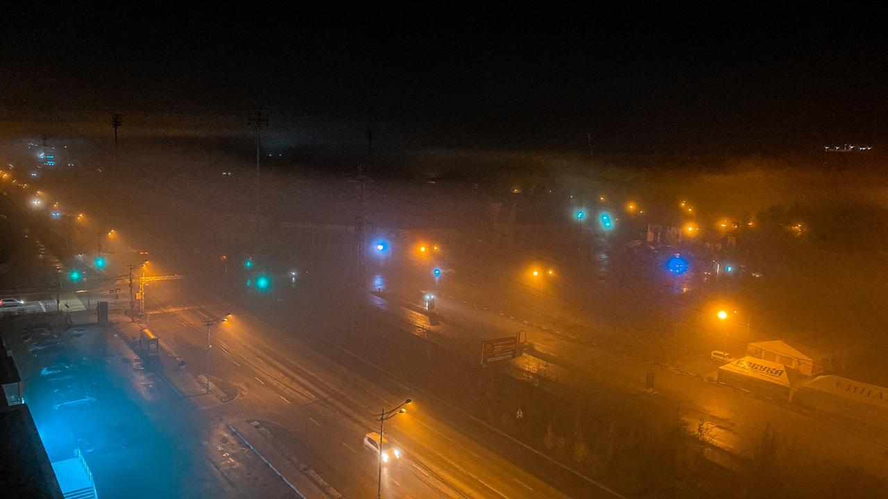 Фото: Густой туман в Якутске