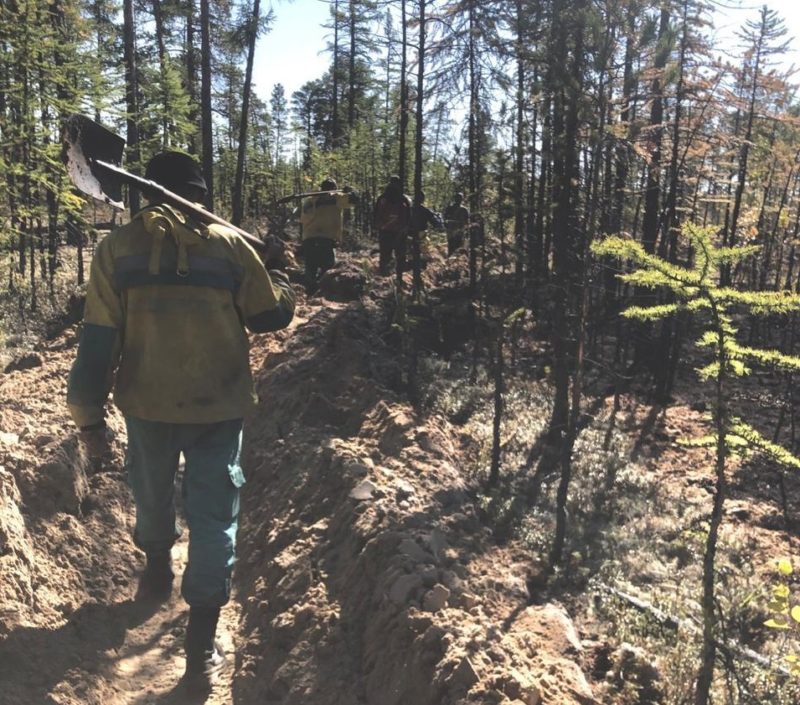 В Якутии локализовали девять лесных пожаров